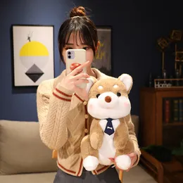 New Animal Shiba Inu Pluxh Doll Fotoon Cartoon Sitret Post Post Dog Plush Toy Toy Home Car Decoration Presente LA561