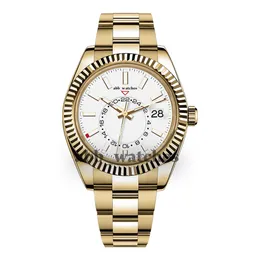 abb_watches Mens Watch Automatic Mechanical SKY Watches Modern Business Wristwatch Round Stainless Steel Watchs Butterfly Dayjust Gold Watches Limited sapphire