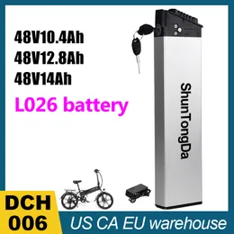 Bateria de Ebike dobrável 48V 10.4AH 12.8AH 14AH DCH006 48V BATERIAS DE BICICIPAÇÃO ELÉTRICA DOLTRES