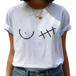 T-shirt da donna Care For Breast Cancer Stampa Camicia da donna Camisetas Mujer Girl Graphic Top T-shirt da donna T-shirt estive