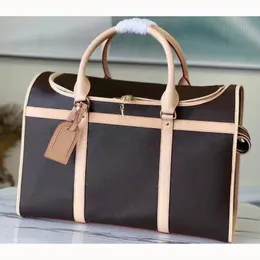 Designer Classic herrväska kvinnors ryggsäck husdjur cratemen's carry-on resväska rektangulär hundbur handväska crossbody axelväska