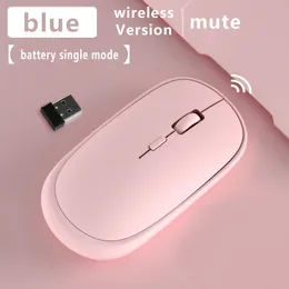 Mouse wireless mobile silenzioso portatile per ufficio domestico W1 batteria mouse muto per laptop tablet iPad PC computer