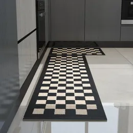 Kitchen Carpet , household long water absorption, oil absorption, non-slip floor mat, machine washable, dirt-resistant carpet, woven mat