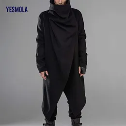 Männer Trenchcoats YESMOLA Männer Mantel Unregelmäßigen Mantel Streetwear Rollkragen Mode Männer Cape Oberbekleidung Punk Stil Jacken Mann S-5xl 230316