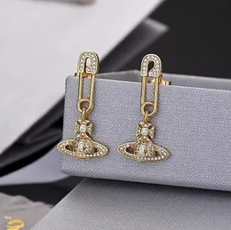 Planetary Pin Designers Orecchini Female Brand Senior Diamond Eardrop Women Wedding Engagement Wedding Jewelry Gioielli Valentino Day Coppia Gift Idealway