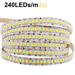 شرائط LED LED Strip لـ 12V White 2835 LED Tape 5M 300 600 1200leds LED LIGH