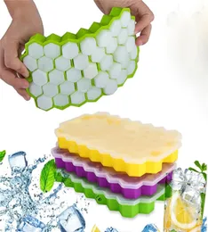 37 Holes Honeycomb Ice Cube Mold Food Grade Flexible Silicone Moulds For Whiskey Cocktail Kitchen Accessories4104915