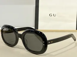Óculos de sol de grife feminino letra G0497 tamanho 56-24-145 oval óculos graduados