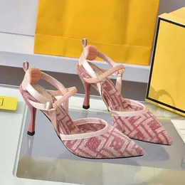 Sandálias femininas de moda de verão saltos altos saltos altos sapatos profissionais de vestido