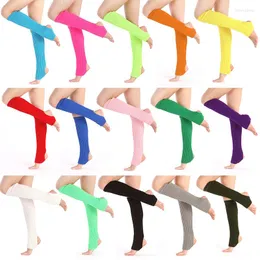 Kadın Çorap 1 Çift Yumuşak Örme Bacak Kapağı Gövde Yoga Dans Taytları Hortum Isıtıcıları Kadın Spor Koruması Egzersiz
