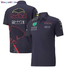 Wangcai01 Erkek Tişörtleri 2022 Yeni Formula One hayranları Kısa taraflı polo gömlek f1 ceket resmi aynı stil özel sty 0316h23