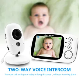 Baby Monitors VB603 2.4G Wireless Video Baby Monitor med 3,2 tum LCD 2 Way Audio Talk Night Vision Surveillance Security Camera Babysitter 230314