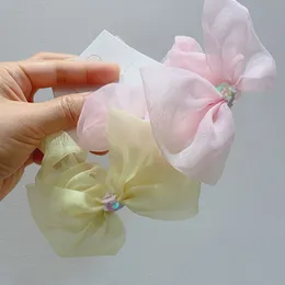 Stingy Brim Hats children's hairpin snow yarn simple press clip princess hand flower wer 230314