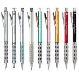 Bleistifte Pentel GraphGear 1000 Druckbleistift 0,3/0,5/0,7/0,9 mm Silberfarbe Limited Edition Buntes Gehäuse 230314