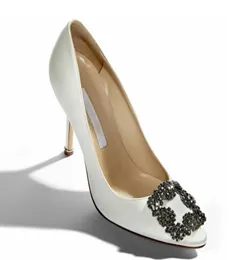 Originals Box Women brand pumps luxury Shoes dress sandal Hangisi embellished satin pump lady039s wedding party gift6113896