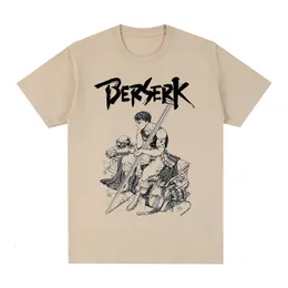 Мужская футболка Berserk Tshirt Японская манга хлопковая футболка футболка футболка футболка женская топы Unisex 230726