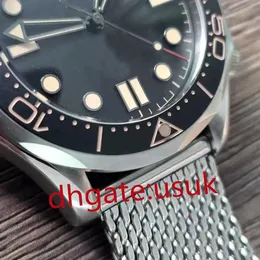 Zegarki wielopoziomowe ceramiczna ramka nttd 42 mm Men Orologio Sapphire męskie zegarki Automatyczne ruch mechaniczny Montre de Luxe Watch Nato 300m Wristwatch