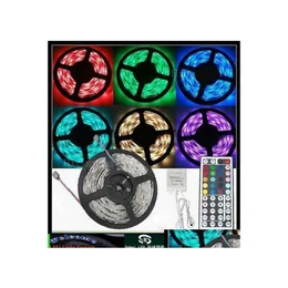 LED Şeritler 5m Esnek RGB Işık Şeridi 16ft 5050 SMD 150 LEDS Su geçirmez IR uzaktan kumandalı fiyat düşüşü dağıtım ışıkları aydınlatma hol dhbcm