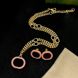 Candy Pink Women Charm Hollow Light Rings Female Oval Necklaces Lady Gold Adjustable Bracelets