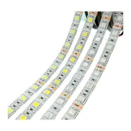 Paski LED 200 m ciepły pasek Light 3528/5050/5630 SMD RGB/Biały/niebieski/zielony wodoodporny bezwodowlą 300LEDS Elastyczny pojedynczy kolor przez D DHWMA