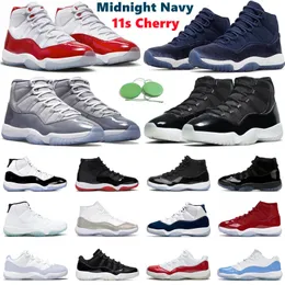 2023 Jumpman 11s Basketball Shoes Men Women Cherry Midnight Navy Cool Grey 25th Anniversary Bred Pure Violet Mens Trainers Sport Sneakers