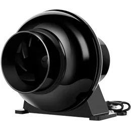 Ipower 4 inch 195 cfm inline duct ventilatie ventilatiefan luchtcirculatie Ventblazer voor kweektent, 4 ", zwart