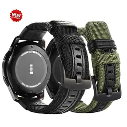 Uhrenarmband aus gewebtem Nylon für Amazfit Band 22 mm 20 mm Uhrenarmband Nylonarmband für Samsung Galaxy Watch 3 4 5 Pro 46 mm