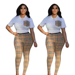 Женские брюки с двумя частями 2023 летние новая мода повседневная женская декорация дизайнерских дизайнерских брендов женский набор женский