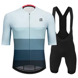 Cykelshorts Raudax Men Summer Clothing Set Dreatoble Mountain Bike Clothes Ropa Ciclismo Verano Triathlon Suits 230316