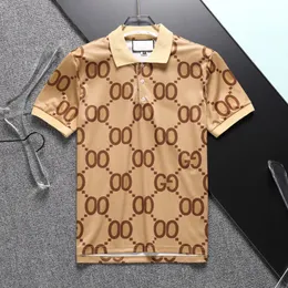 22ss En Tasarımcı erkek Polos kısa kollu yeni bahar ve yaz gündelik gömlekler sokak hip-hop erkekler Casual T-Shirt baskı deseni