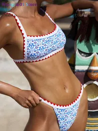 Menas de banho de tamanho grande feminino Peachtan Bandeau de moda de banho FA Bikini 2021 Mulheres de maiô de alto corte