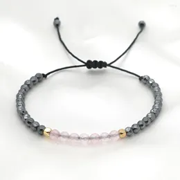 Urok Bracelets GO2BOHO Kamień naturalny dla dziewcząt biżuteria biżuteria Kryształowa bransoletka en Pierre naturelle Regulowana bransoletka smyczkowa