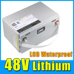 48V 20AH 60AH 1000W 2000W 3000W Ebike Scooter batteria agli ioni di litio LCD impermeabile