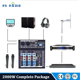 2000W 2KW FM Sändare Komplett paket för radiostation
