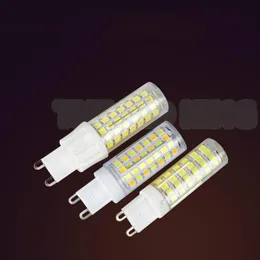 Żarówki super jasne żarówka LED G9 7W 9W 12w 15w 15w 220V lampa zimna biała/ciepłe białe stałe oświetlenie zasilania 2835 żarble