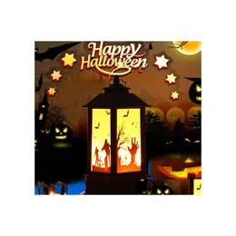 2016 Laternen Halloween Kürbisse/Hexe/Geisterhand/Skelett Led Lichter Künstliche Flamme Licht Kleine Öllampe Party Supplies Dekor Drop Del Dhdtn