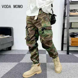 Men's Pants Mens Camouflage Harem Joggers Men Cargo Hip Hop Casual Pockets Sweatpants Male Oversized Trousers men pants 230317