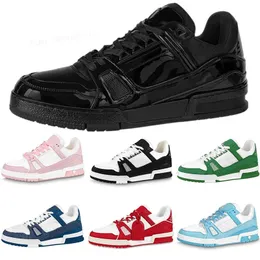 Casual shoes Travel leather Elastic sneaker fashion lady Flat designer Running Trainers Letters woman shoe platform men gym sneakers RG20