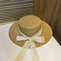 Beach Hat Hats for Women Bucket Hat Summer Straw Sun Hat Khaki Beige Bowknot Elegant Sun Protection Hats