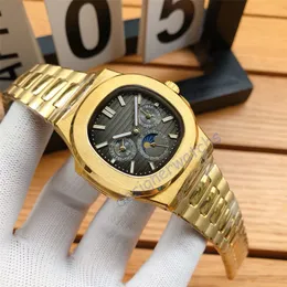 zegarek Wysokiej jakości luksusowy designerski zegarek wielofunkcyjny kalendarz moda męska Watch Waterproof Sapphire Glass Glass Stali Stal Watch Watch Luksusowy prezent