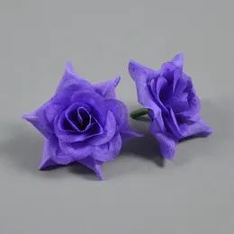 100st Silk Rose Bud Party Decoration Silk Flower Decorative Flowers Artificial Flower Head For Home Wedding Decoration Angle Rose Flower