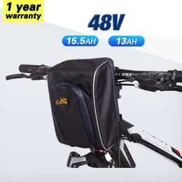 48V E-bike Handelbar Bag Battery 18650 Lithium ion PVC Pack Electric Bike Conversion Kit 250W 350W 500W 750W 1000W