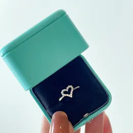 Luxury Ring Schlumberger Diseñador de marca S925 Sterling Silver Cross Crystal Finger Finger Finger Finger Fashion Jewelry 8809