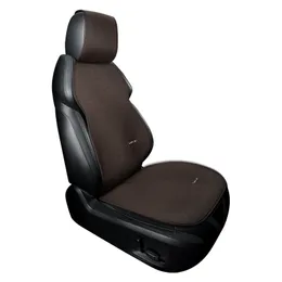 Nuovo Coperchio di sedile per auto in lino 2024 Four Seasons Seat Cushion Pad in tessuto in tessuto di lino Accessori per interni Anti-slip dimensioni universali anti-slip