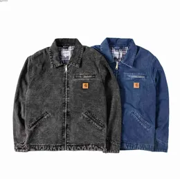 2023 Men's Jackets Work Clothes Fashion Brand Khart Og Japan Exclusive Denim Jacket Coat Ins Workwear Uadd