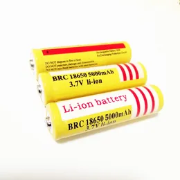 18650 Li-Ionen-Akku 5000 mAh Farbe Rot Batterie Flache Lithium-Batterie kann in hellen Taschenlampen usw. verwendet werden.