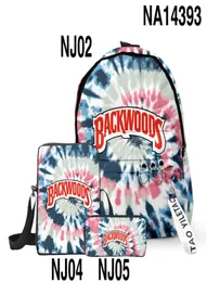 3D Backwoods Packpacks 3PCSSEST RED SPHEL PROPER LAPTOP LOTTER SCHOLDWOOD BACKWOOD BAG BAG Outdoor Counterbags Boys Knapsack GR2497364