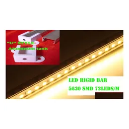 Światła baru LED 2016 50x 1m twardy pas 5630 SMD Red zielony niebieski ciepły biały sztywny 72 diody LED światło z kroplą oświetlenie