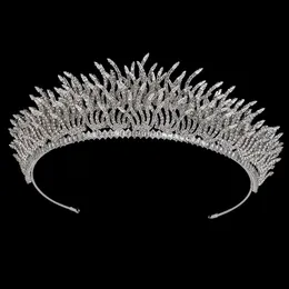 Fermagli per capelli Mollette Copricapo e corona HADIYANA Moda Elegante Donna Accessori per feste di nozze Gioielli Zirconia BC6162 HaarklemHair