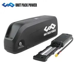 52V 19.2AH E-BIKE Batteri Hailong 18650 Cells Pack 48V 36V kraftfulla downtube litiumcykelbatteripaket 1000W 750W 500Wmotor